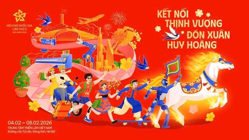 2026年国家春季展销会预计将于2月2日至8日举行。（图片来源：越通社）