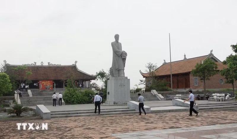 设在兴安省黎贵惇乡的文化名人黎贵惇纪念区。（图片来源：越通社）