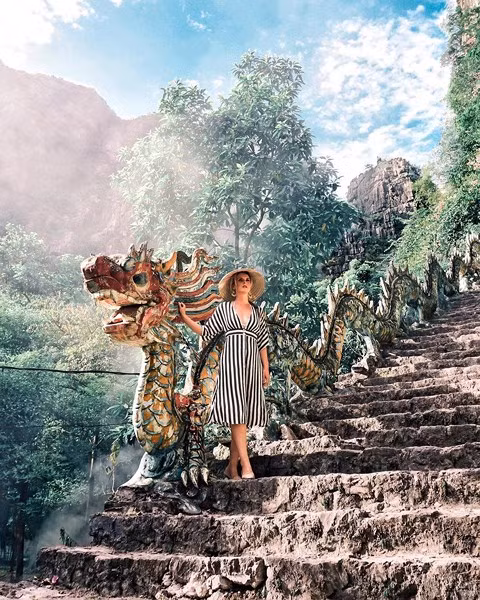 ‘舞洞’——宁平省旅游胜地三谷的灵感女神（组图） ảnh 5