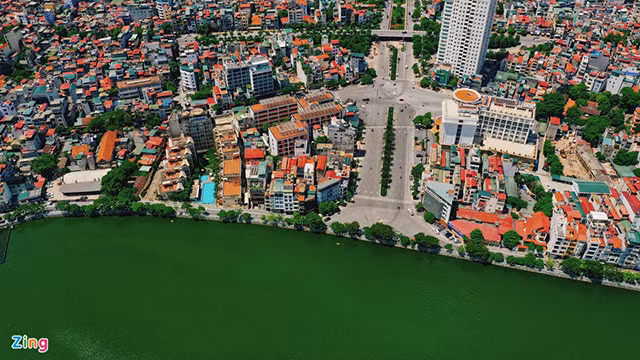高空俯瞰河内的河流和湖泊（组图） ảnh 5