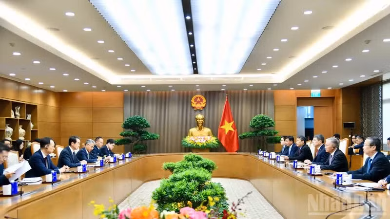 会见场景。