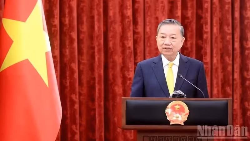 越共中央总书记、国家主席苏林。