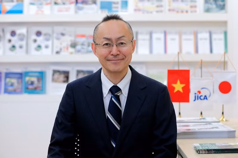 日本国际协力机构（JICA）驻越南首席代表小林洋介。（图片来源：越通社）