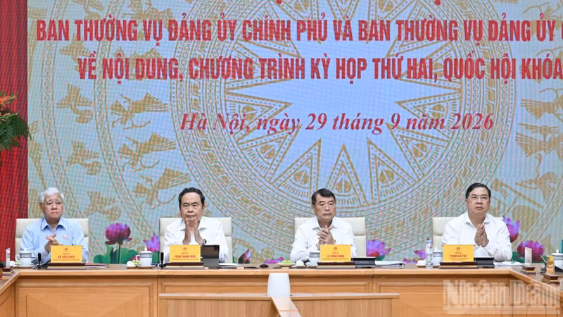 政府总理黎明兴和国会主席陈青敏共同主持会议。